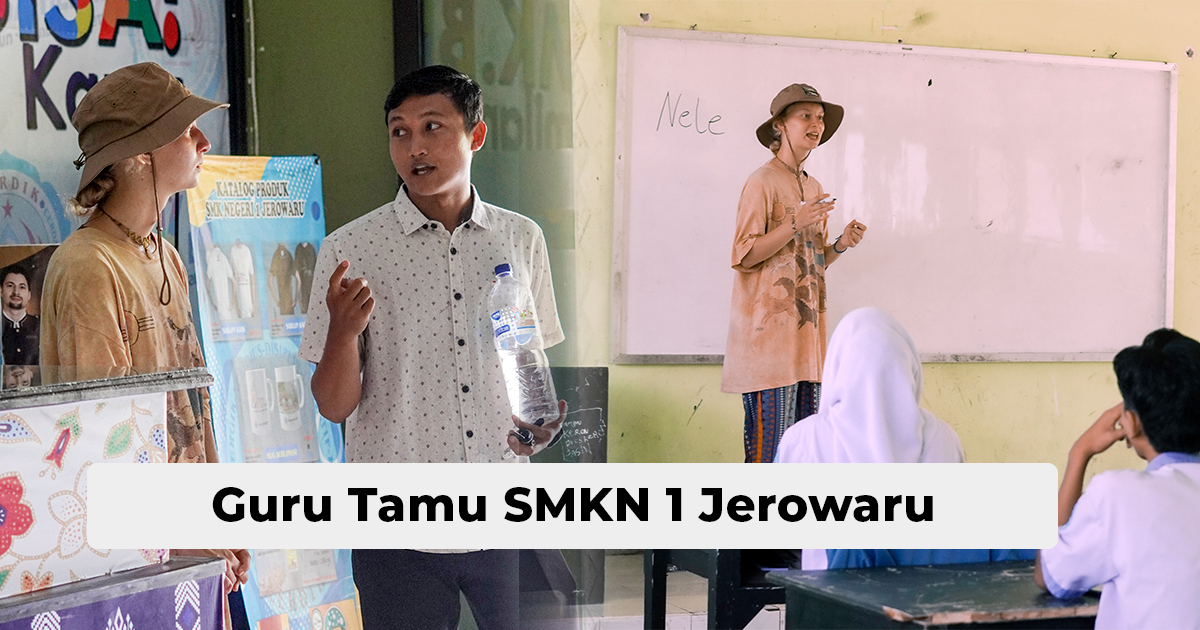 SMKN 1 Jerowaru Kedatangan Guru Tamu Dari Jerman