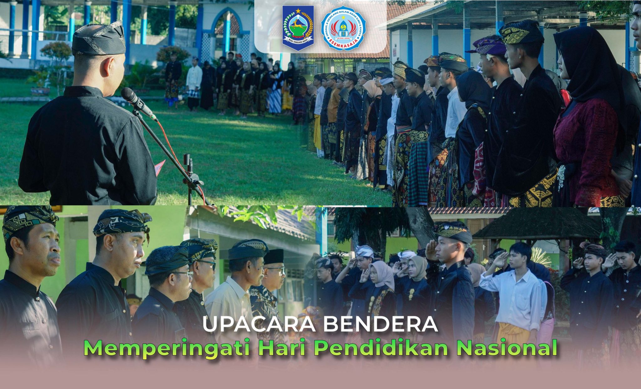 SMKN 1 Jerowaru Gelar Upacara HARDIKNAS dengan Tema "Bergerak Bersama, Lanjutkan Merdeka Belajar"