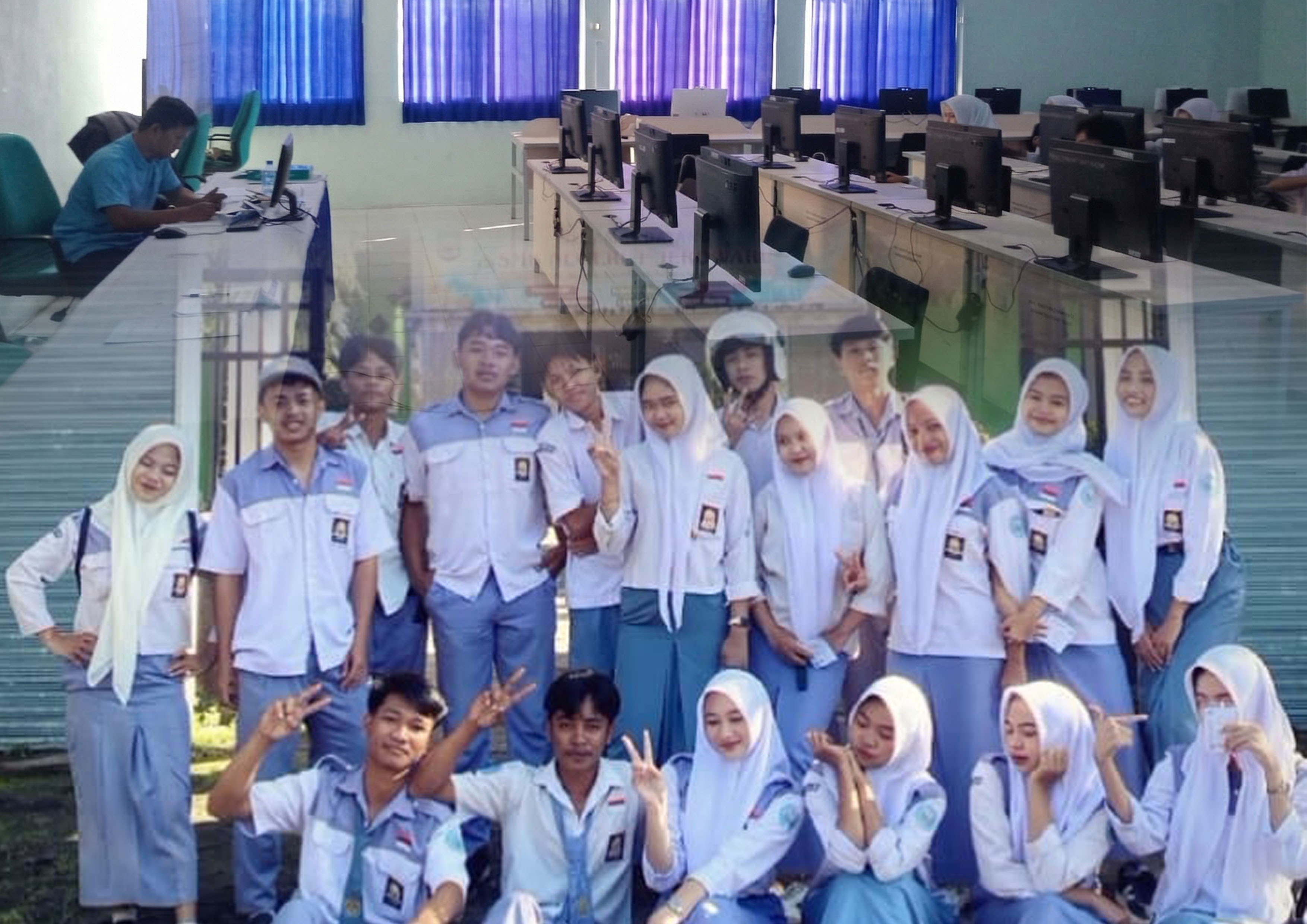 Bukti Lulusan Siap Kerja, Sejumlah Siswa SMKN 1 Jerowaru Ikuti US 2026 Sambil Tugas di Hotel & Percetakan