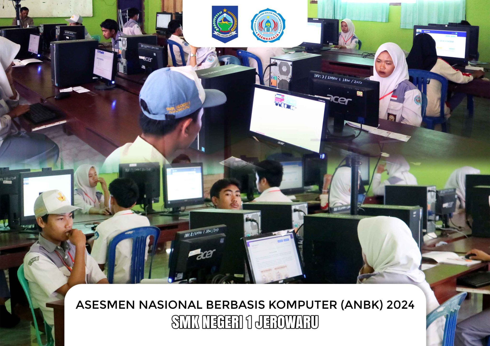 45 Siswa SMKN 1 Jerowaru Ikuti ANBK 2024 dengan Semangat!
