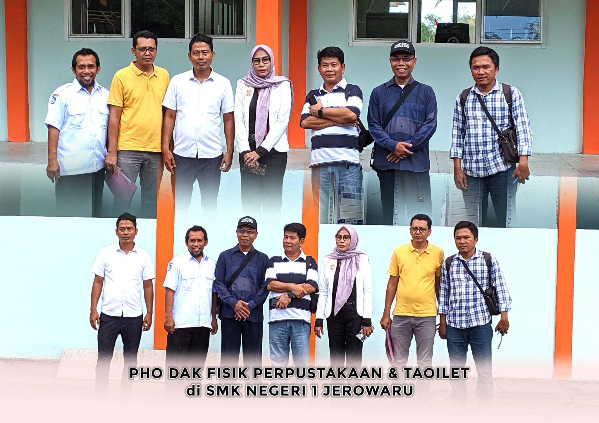 Tim Dikbud NTB Lakukan Profesional Hand Over (PHO) Pada Bantuan DAK Fisik Perpustakaan dan Toilet di SMKN 1 Jerowaru