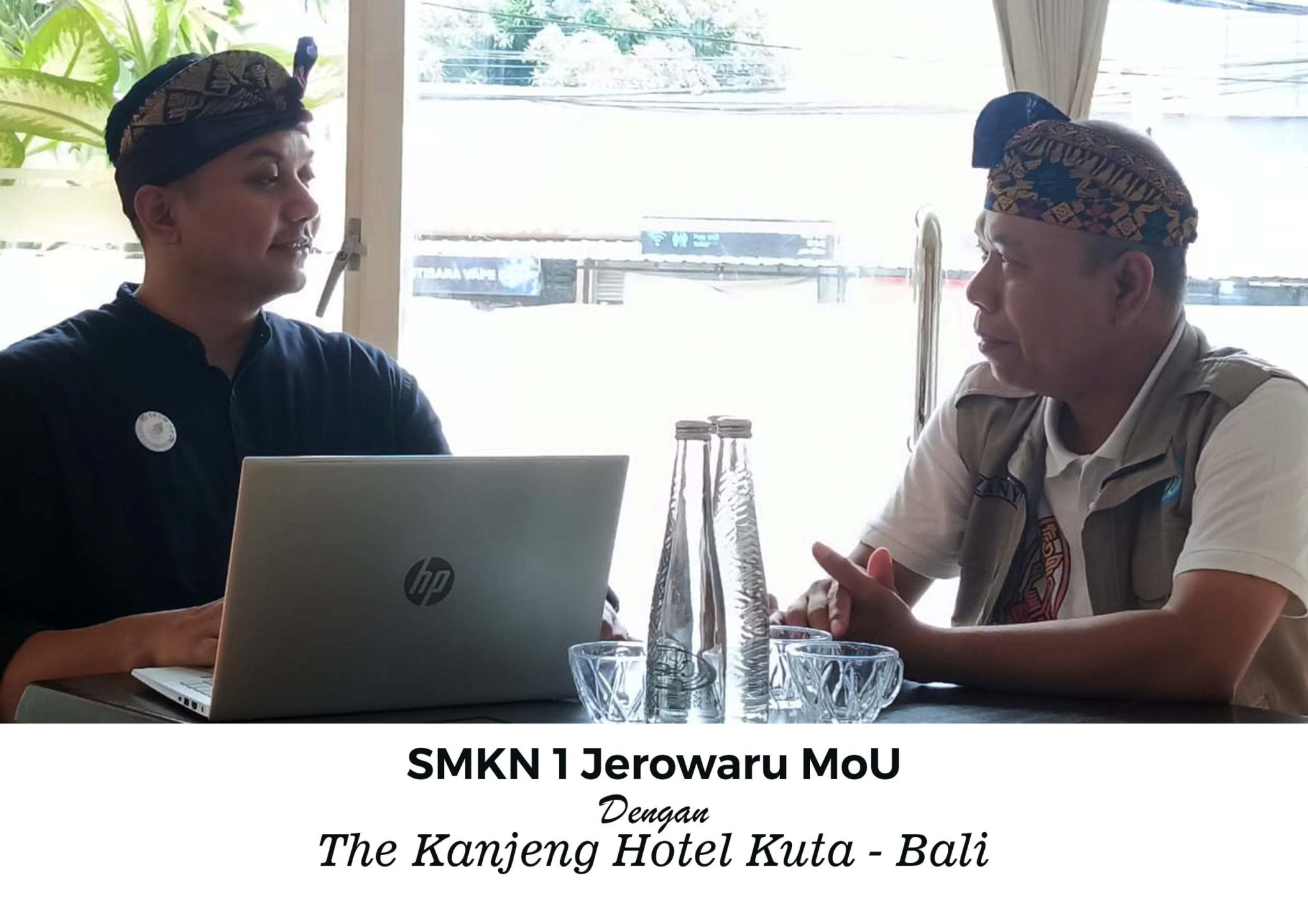 SMKN 1 Jerowaru Menandatangani MoU dengan IDUKA The Kanjeng Hotel Kuta - Bali untuk Program Magang Siswa