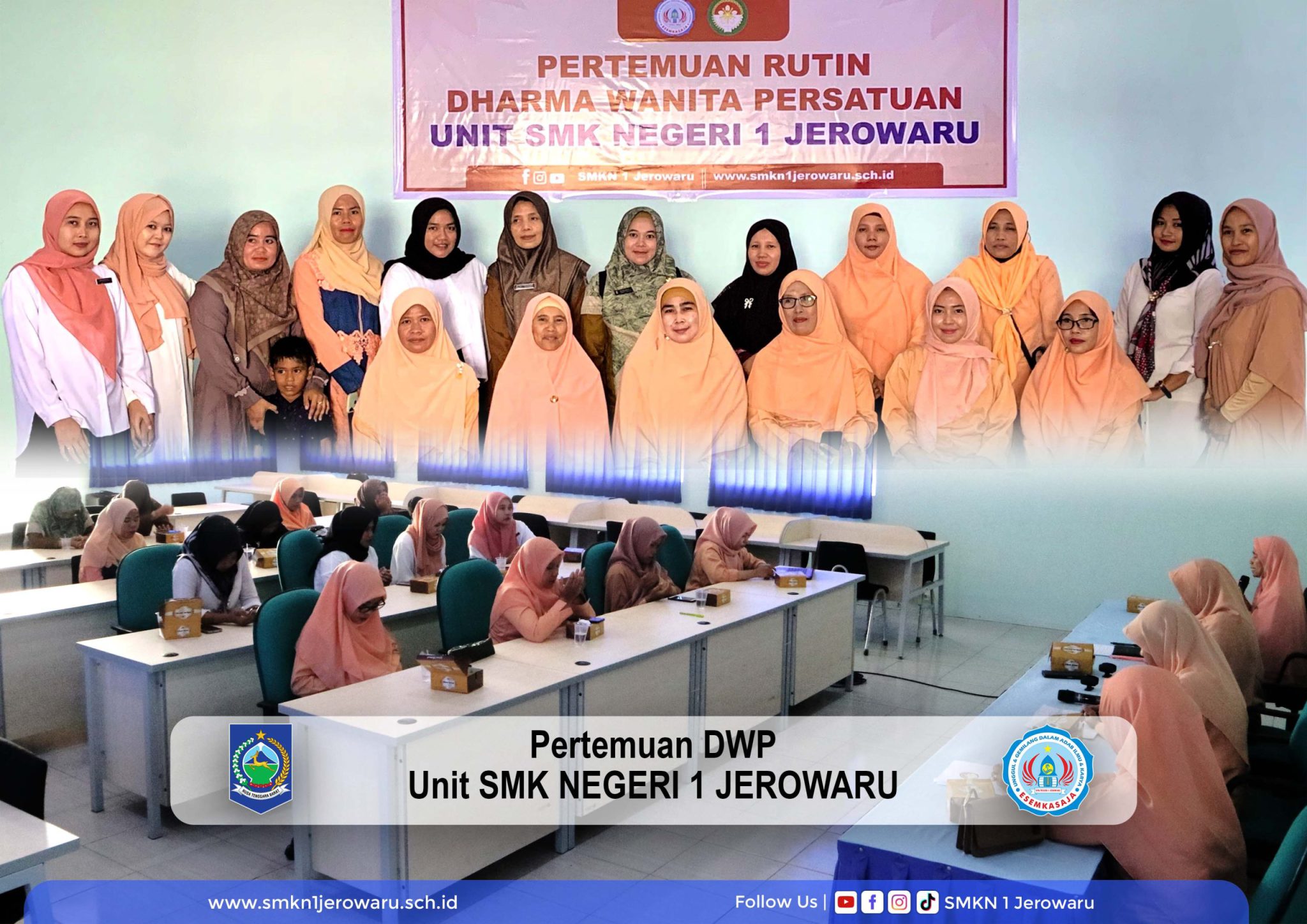 Perkuat Sinergi dan Program Kemanusiaan, DWP SMKN 1 Jerowaru Susun Rencana Strategis Tahun 2024