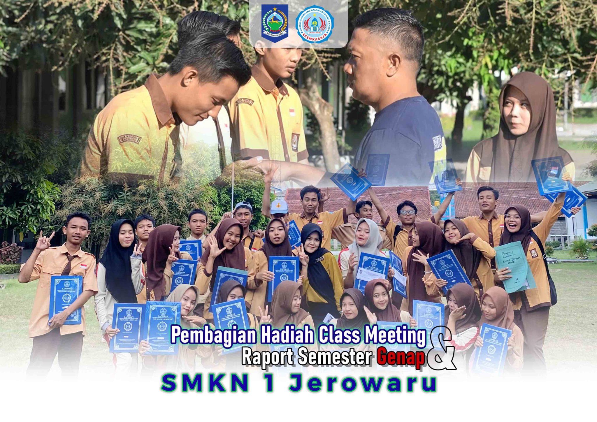 SMKN 1 Jerowaru Gelar Pembagian Rapor dan Pengumuman Juara Class Meeting