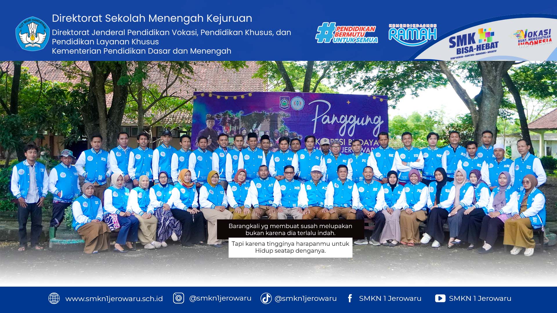 Semarak Hari Guru di SMKN 1 Jerowaru, OSIS Gelar Lomba Seru untuk Guru dan Staf