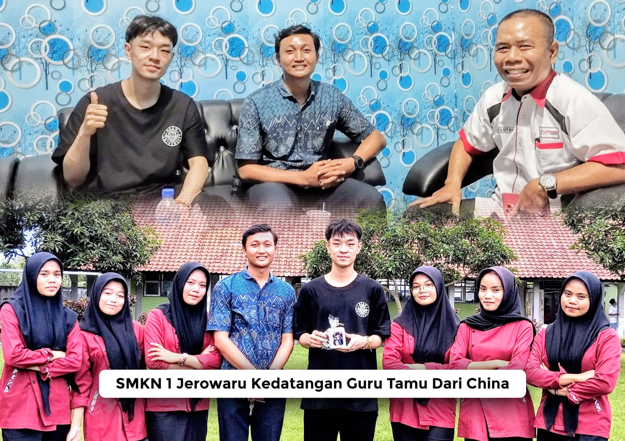 SMKN 1 Jerowaru Kedatangan Guru Tamu dari China