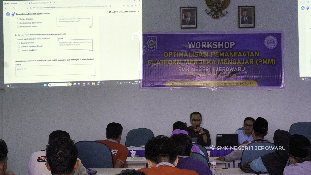 Workshop Optimalisasi Pemanfaatan Platform Merdeka Mengajar (PMM)