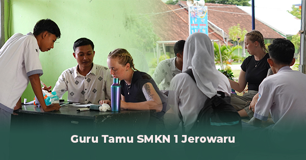 Guru Tamu Core Pariwisata SMKN 1 Jerowaru Kali Ini Dari Inggris, Siapakah Dia?