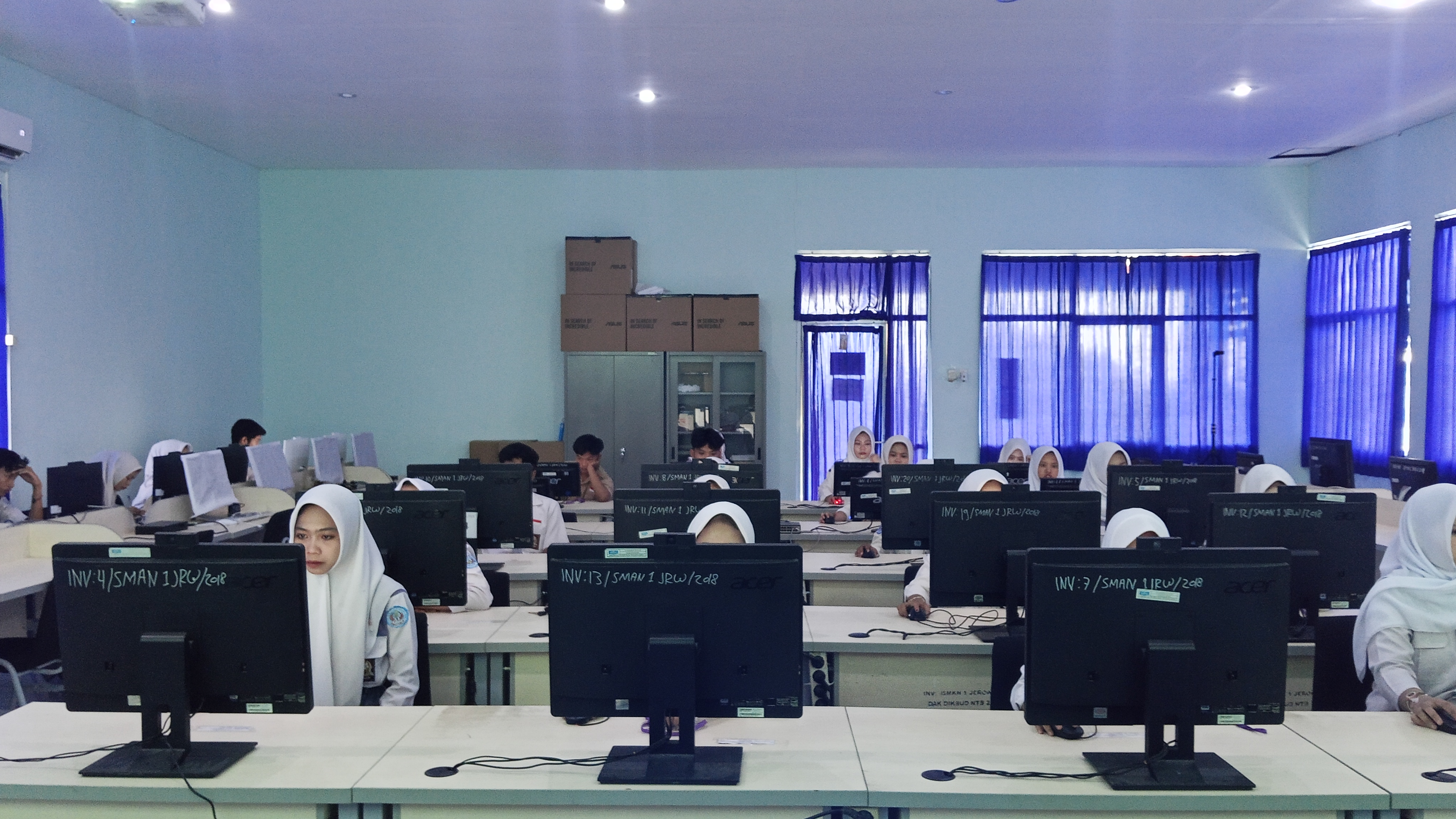 160 Siswa SMKN 1 Jerowaru Ikut TKA Dua Gelombang