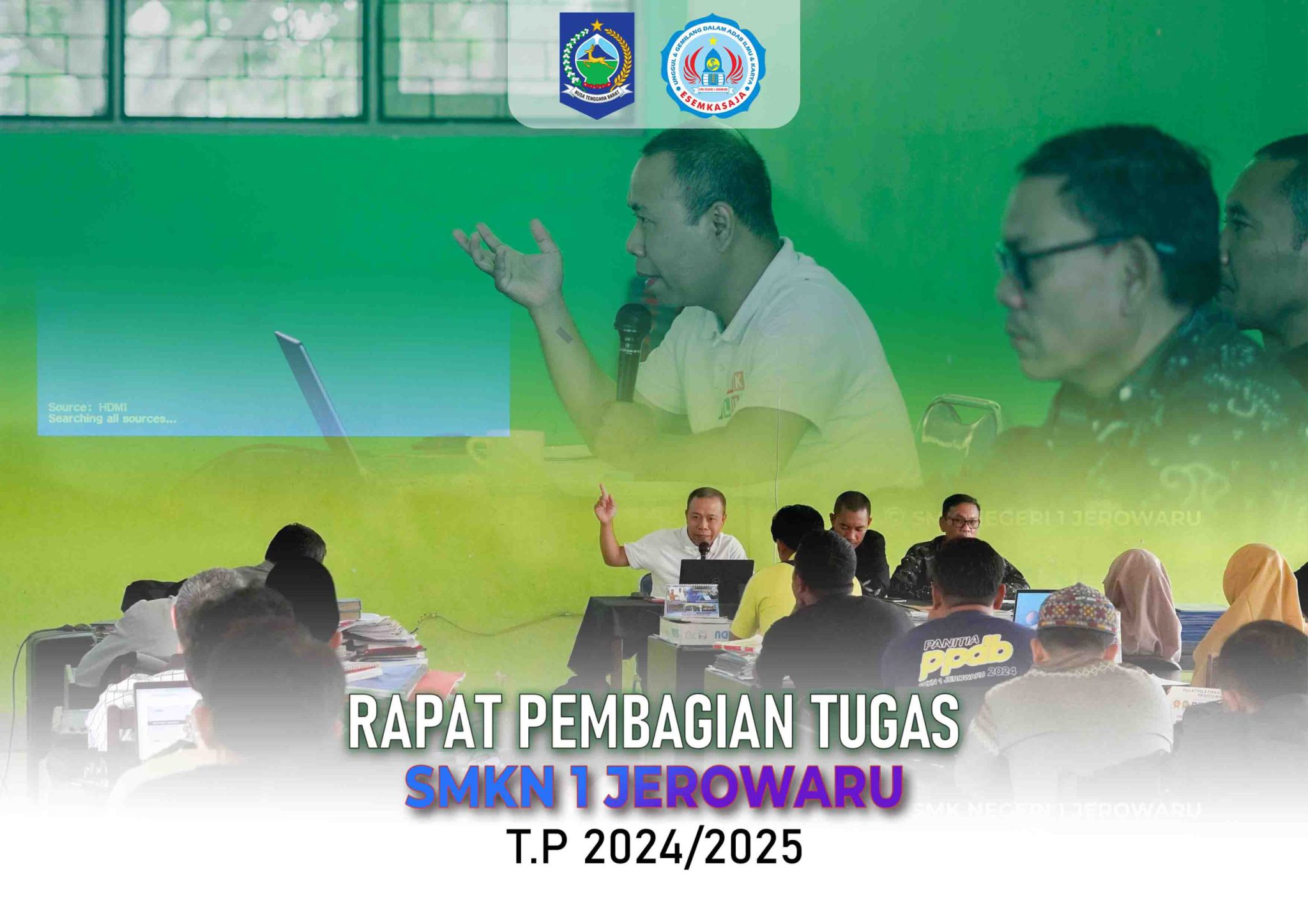 Ajaran Baru Tahun 2024/2025 Segera Dimulai: SMKN 1 Jerowaru Rapat Persiapan Tahun Ajaran Baru