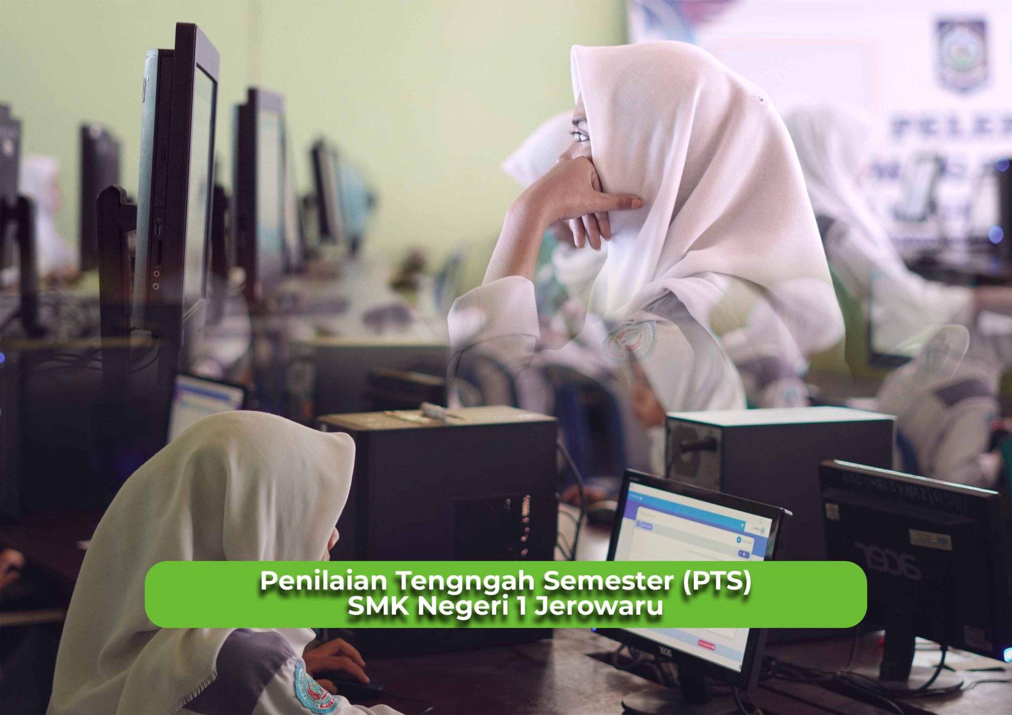 Wooow, 243 Siswa Angkatan 2024 Pertama Kali Mengikuti PTS Berbasis Komputer di SMKN 1 Jerowaru