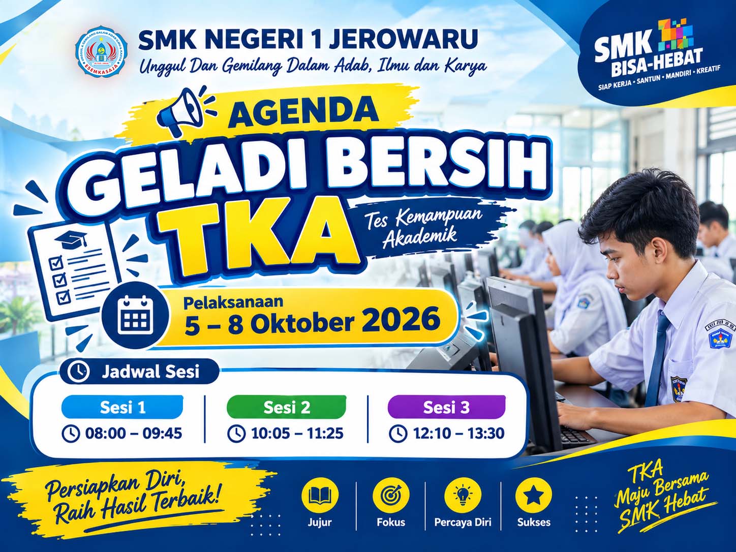 Geladi Bersih Tes Kemampuan Akademik (TKA)